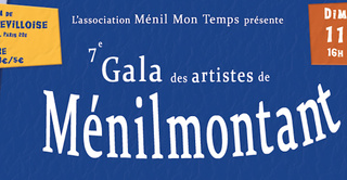 7e Gala des artistes de Ménilmontant