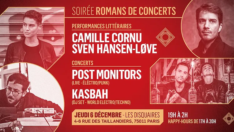 Soirée Romans de Concerts