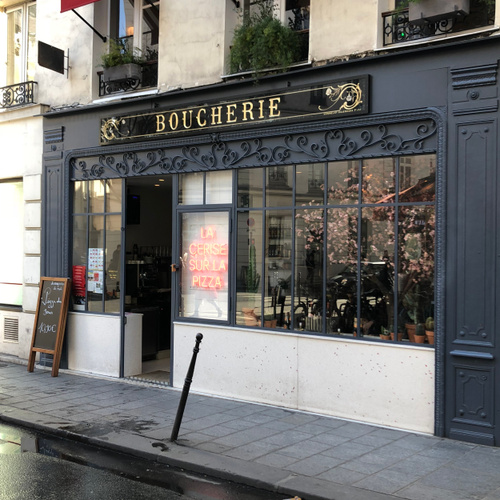 La Cerise sur la Pizza Rue de Bretagne Restaurant Paris