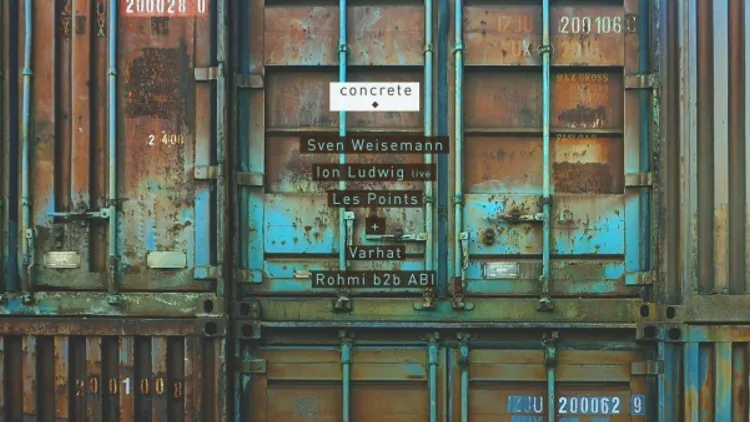CONCRETE: SVEN WEISEMANN, ION LUDWIG Live, LES POINTS / WOODFLOOR: VARHAT, ROHMI b2b ABI