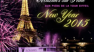 Bateau Maxim's Tour Eiffel Nouvel An 2015