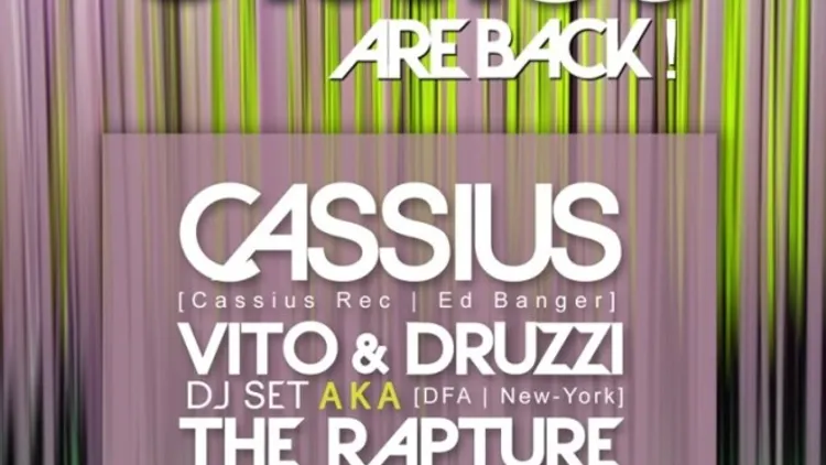 Open House Cassius, The Raputre dj set & Paco
