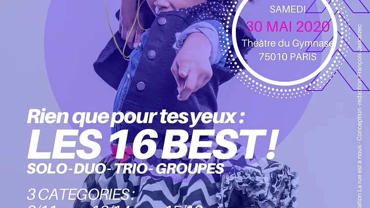 Paris Best Dance - Kids & Teens - Concours Chorégraphique pour les 8/18 ans