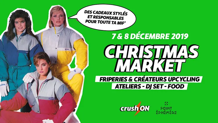 CrushON Christmas Market x Point Éphémère