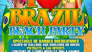 I love brasil beach party