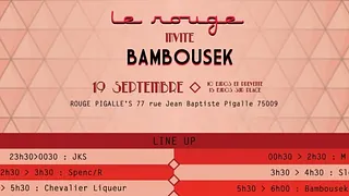 Le Rouge invite Bambousek records