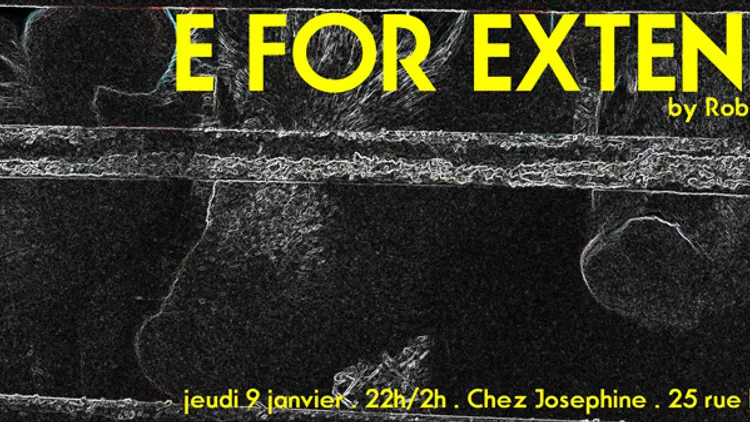 E For Extended avec Rob My Life Is Acid