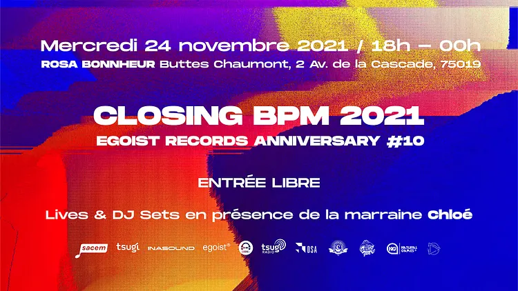 CLOSING BPM 2021 & Egoist Records anniversary #10