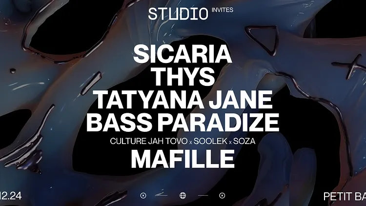 STUDIO INVITES SICARIA, THYS, TATYANA JANE, & MORE!
