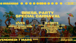 Brasil Party Spécial Carnaval : Live + Batucada + Show Danse + DJ Set !
