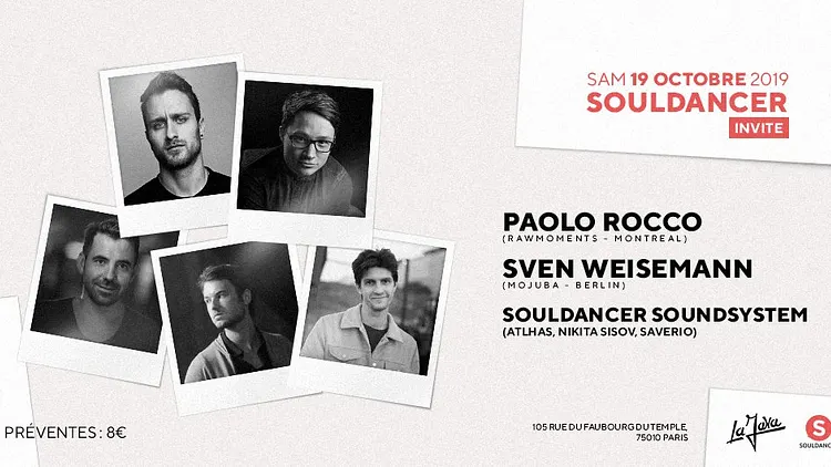 Souldancer Invite: Paolo Rocco, Sven Weisemann, Souldancer Crew