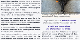 Expo photo "Voilà que mes racines me chatouillent les pieds" - Alain-Gilles Bastide et Noé Antonin