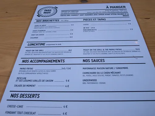 Paris Braise Restaurant Paris