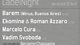 Coton Tige label night w/ Barem