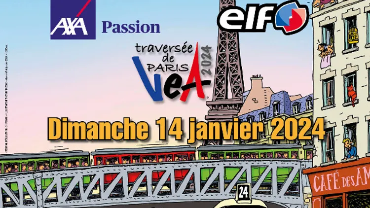 24e Traversée de Paris hivernale en véhicules d'époque