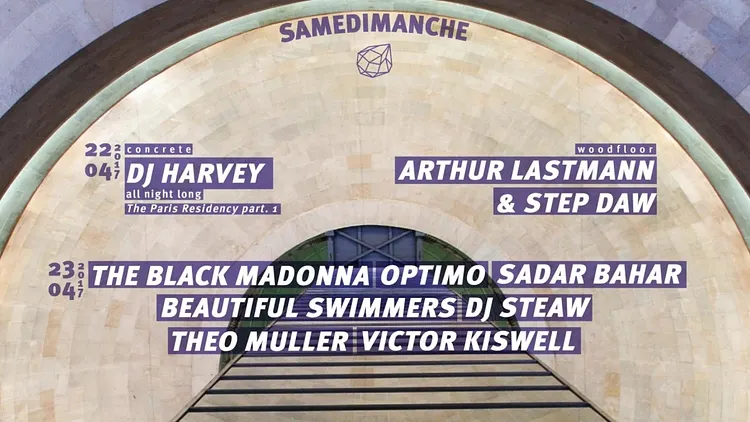 Concrete : Dj Harvey, The Black Madonna, Optimo, Sadar Bahar
