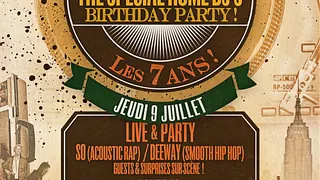 THE SPÉCIAL HOME DJ'S PARTY • LES 7 ANS !