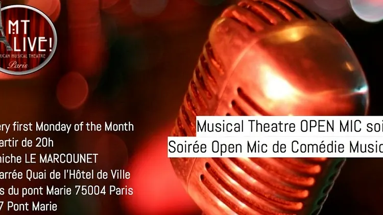 AMT Live! Open Mic Soirées Comédie Musicale