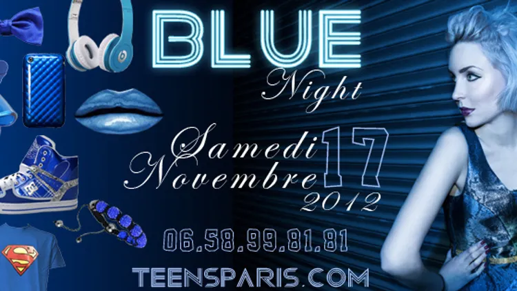 Teens Party Blue Night