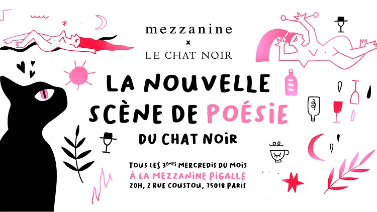 La  Scène de poésie du Chat noir