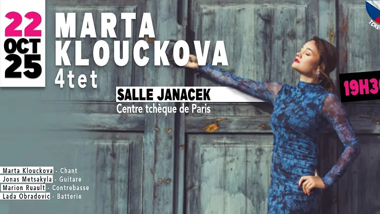Marta Klouckova 4tet  en concert + Jam session / Festival Jazz vocal Voicingers