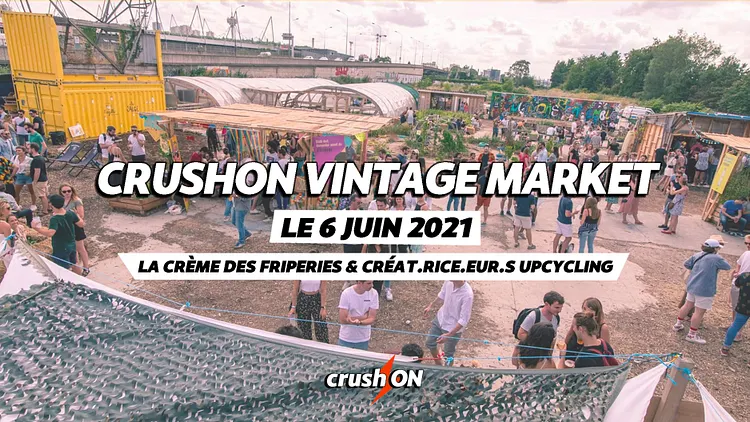CrushON Vintage Market x Le Point Éphémère