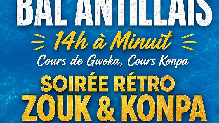 Bal zouk rétro et konpa, cours de Gwoka