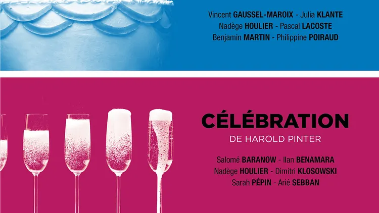 « 1 TABLE POUR 6 » suivi de « CÉLÉBRATION »