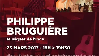 [ K-fé rencontre ] Musiques de l'Inde avec  Philippe Bruguière