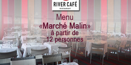 Menu Grandes Tables « La Seine » à 49 € sur la péniche du River Café