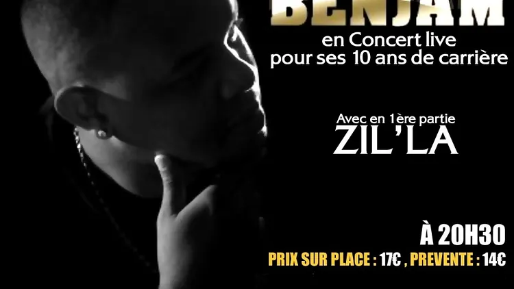 BENJAM DU 974 EN CONCERT LIVE POUR SES 10 ANS