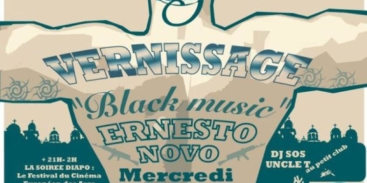 VERNISSAGE A LA POP UP GALERIE :  BLACK MUSIC PAR ERNESTO NO