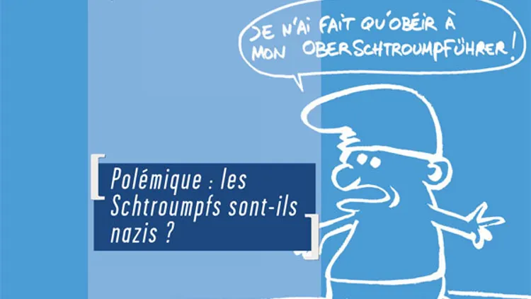 Politiquement schtroumpf Le Petit livre bleu sur scène
