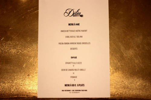 Dilia Restaurant Paris