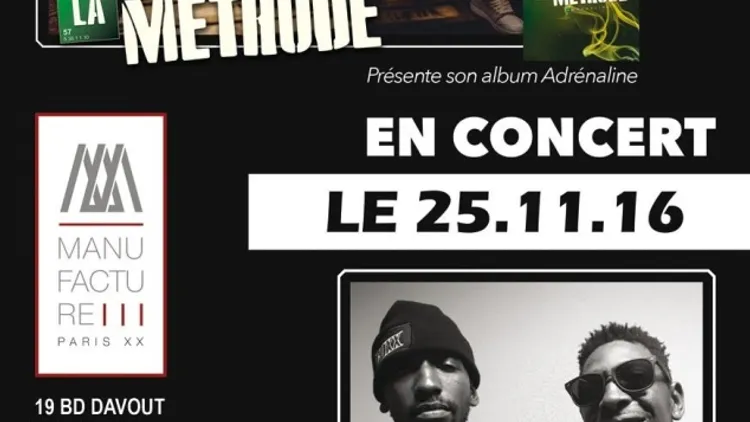 La Methode + Black Punhk en concert évènement à Paris
