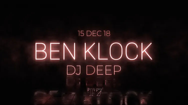 T7 : Ben Klock, DJ Deep
