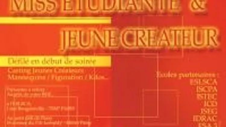 Gala Miss Etudiante Et Jeune Createur