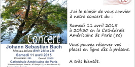 Messes Brèves de JS Bach par le Bach Collegium Paris