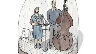 La méchante et le connard en concert