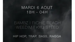Moon avec Bambz, Richie Reach, Kyu Steed, Weedim