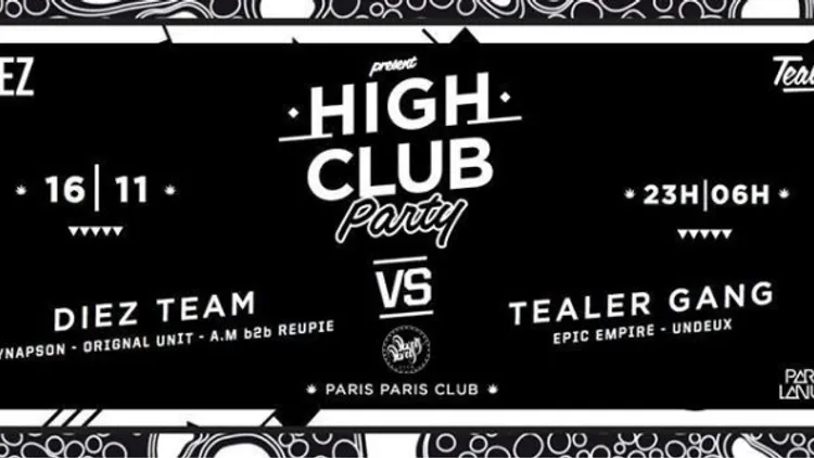 Diez & Tealer Present High Club Party w Synapson & Tealer Gang & More