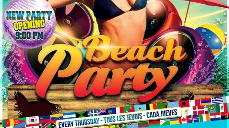 International Pub Party - Beach Party
