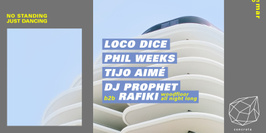 Concrete: Loco Dice, Phil Weejs, Tijo Aimé, DJ Prophet b2b Rafiki