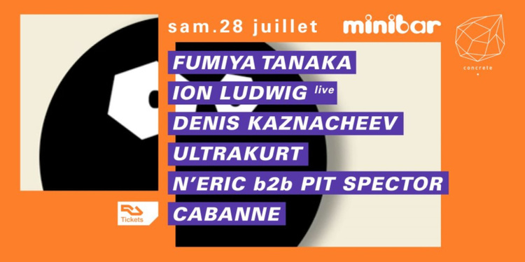 Concrete X Minibar: Fumiya Tanaka, Ion Ludwig, Denis Kaznacheev, Cabanne