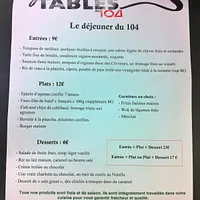 Les Grandes Tables du 104