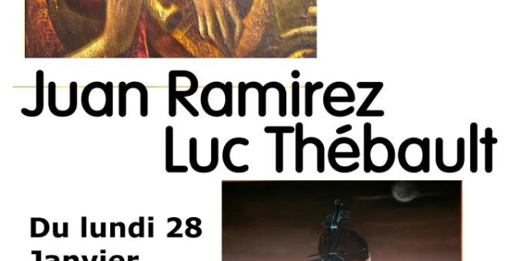 exposition de peinture, Juan Ramirez et Luc Thebault