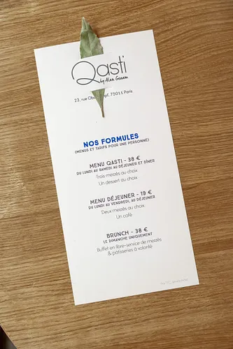 Qasti Bistrot Oberkampf Restaurant Paris
