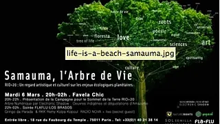 LA FLU WEEK BRASIL: LIFE IS A BEACH! projet invité :Samauma, l'arbre de vie!