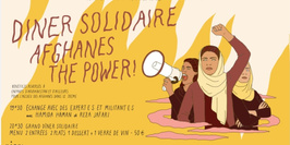 Dîner solidaire Afghanes The Power à 4 mains avec Cybèle Idelot et Clarie Feral Akram
