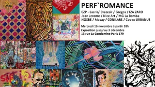 Exposition Perf'romance à la galerie Ligne13